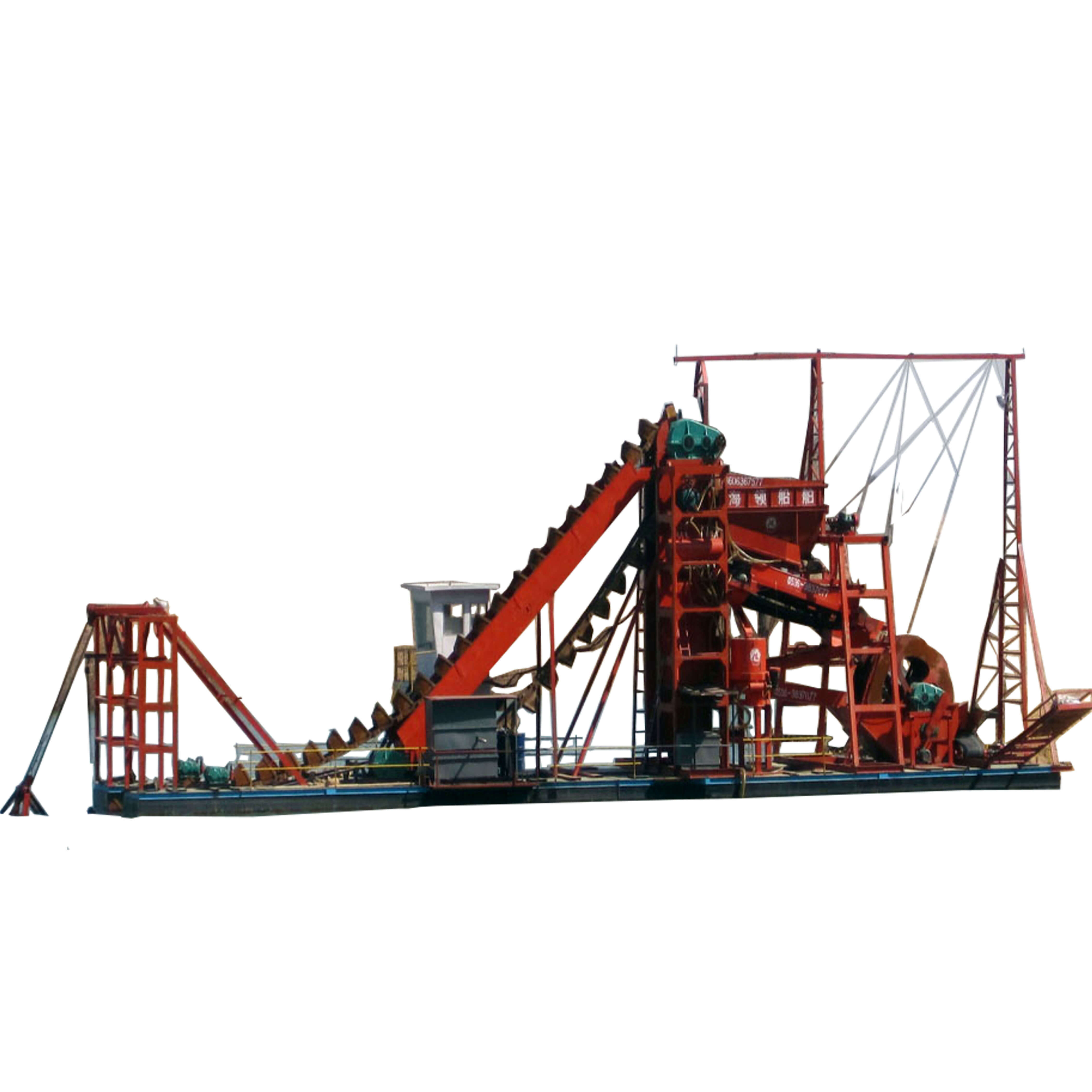 Draga de cadena de cangilones Comprar draga de oro, máquina de